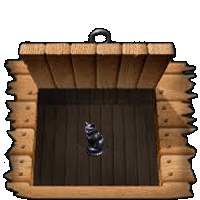 Ultima Online Black Cat Statuette